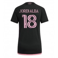 Inter Miami Jordi Alba #18 Replica Away Shirt Ladies 2023-24 Short Sleeve